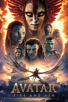 ملصق فيلم Avatar: Fire and Ash معروضاً ضمن مكتبة أفلام اروما